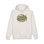Hoodie — "No Thanks Friend, It’s Always Something" Floral Graphic Pullover