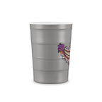 Sugar Skull Recyclable Steel Cup — Day of the Dead Party Cup