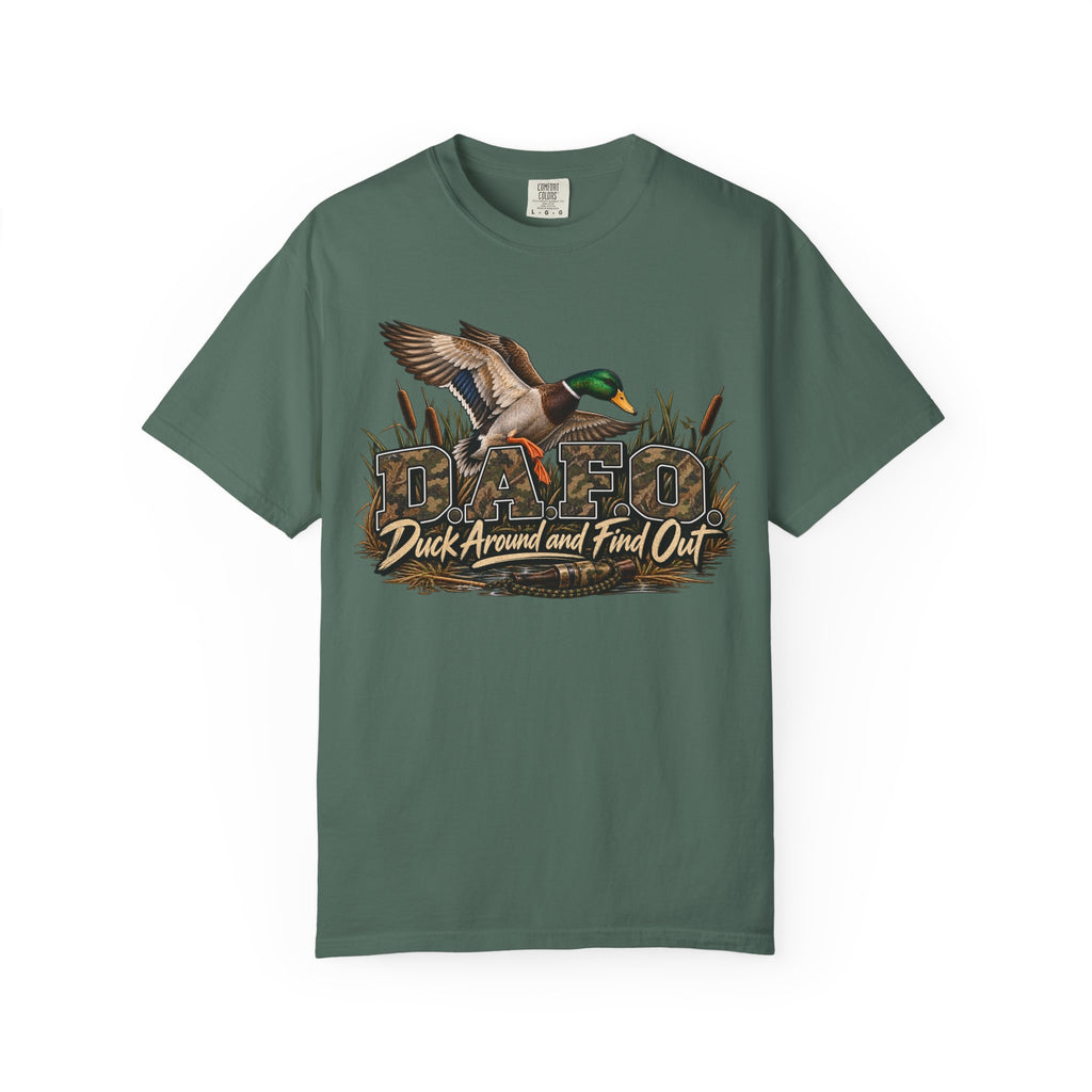 Duck Around and Find Out T-Shirt — Mallard Hunting Graphic Tee