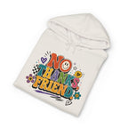 No Thanks Friend Hoodie — Retro Floral Graphic Pullover