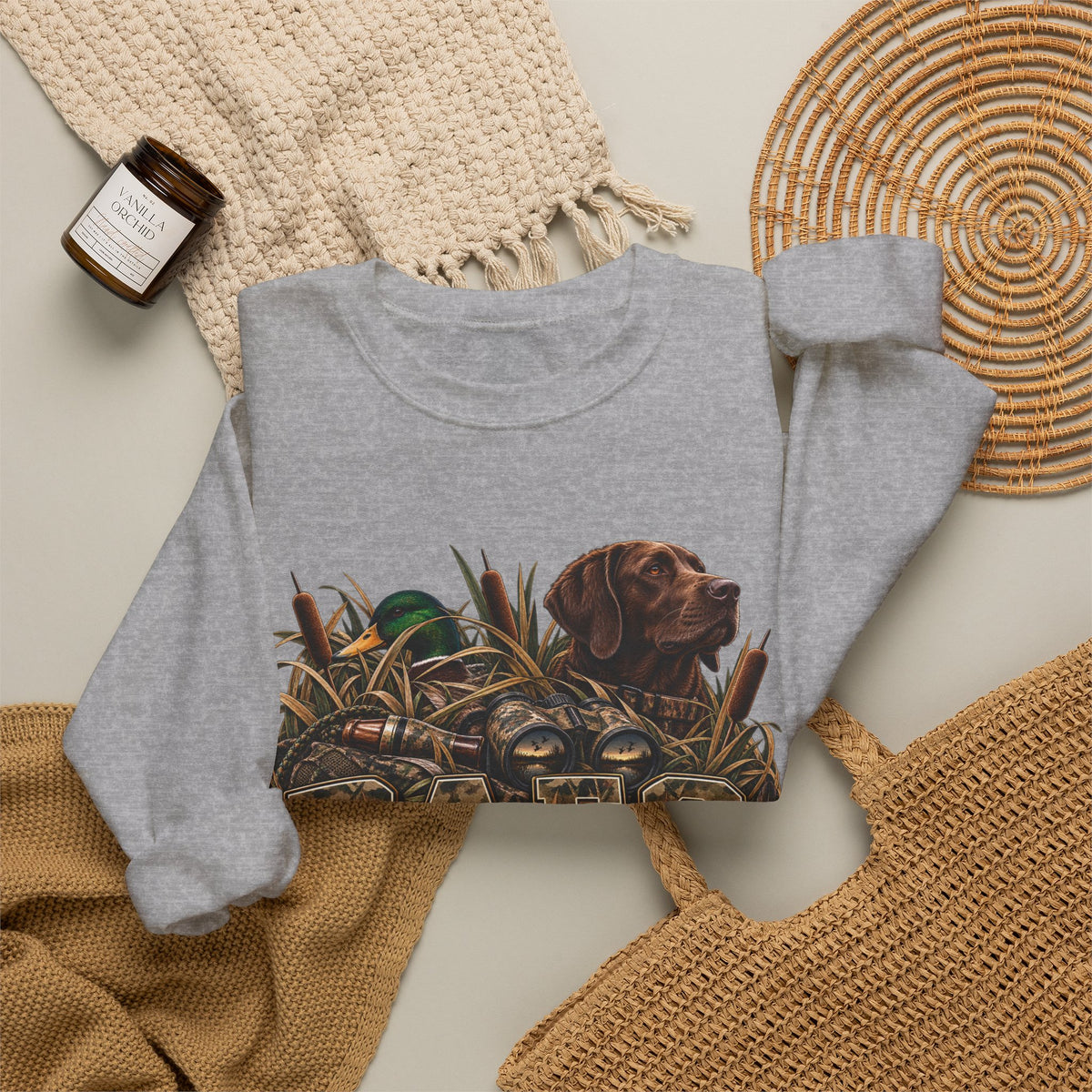 Duck Hunting Crewneck Sweatshirt – "Duck Around and Find Out" Graphic