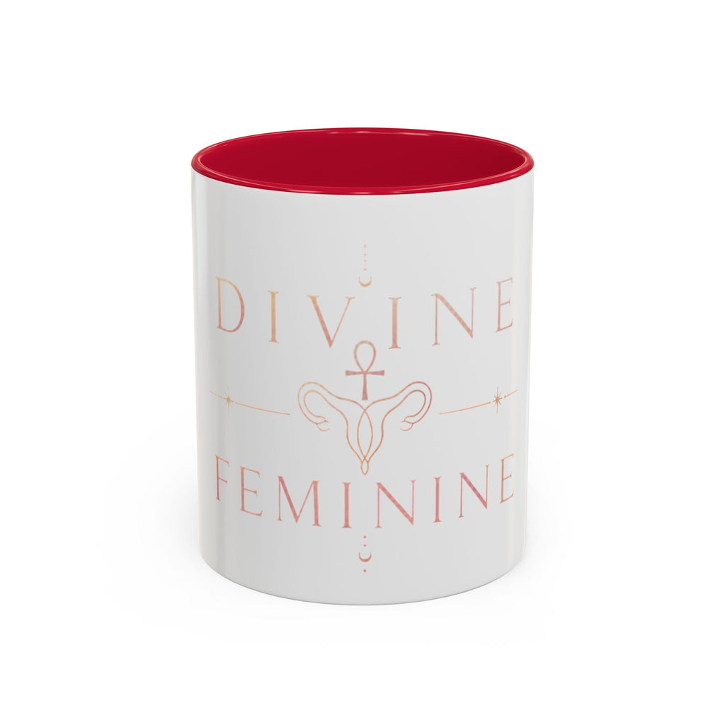 Divine Feminine Coffee Mug – 11oz & 15oz Black Ceramic