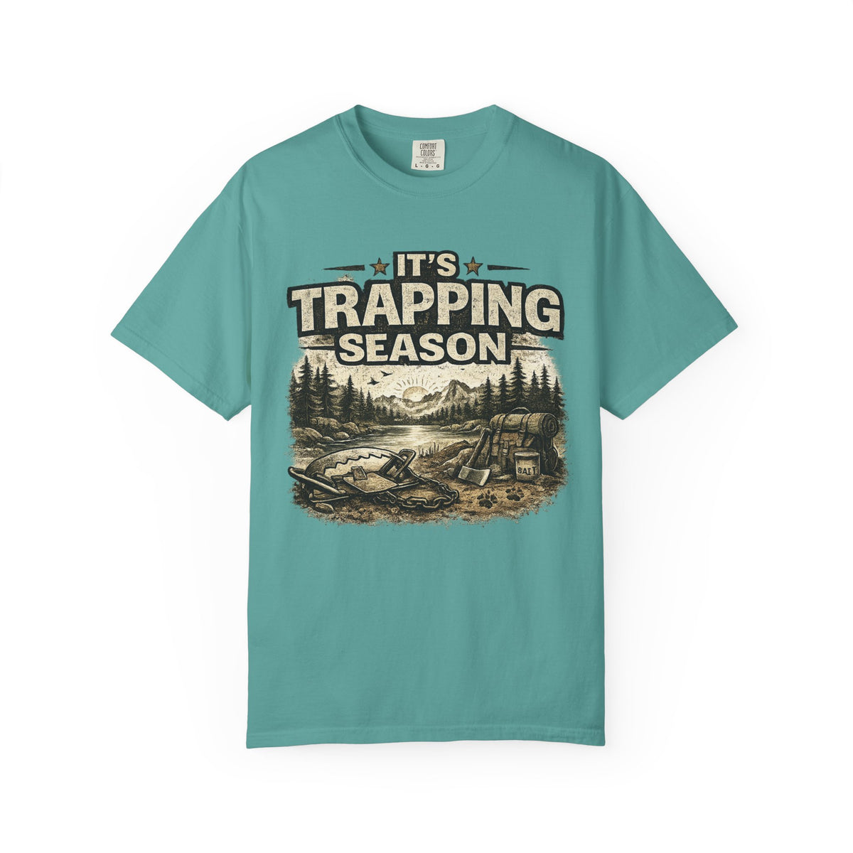 Trapping Season T-Shirt — Vintage Outdoorsman Hunting & Trapping Graphic Tee