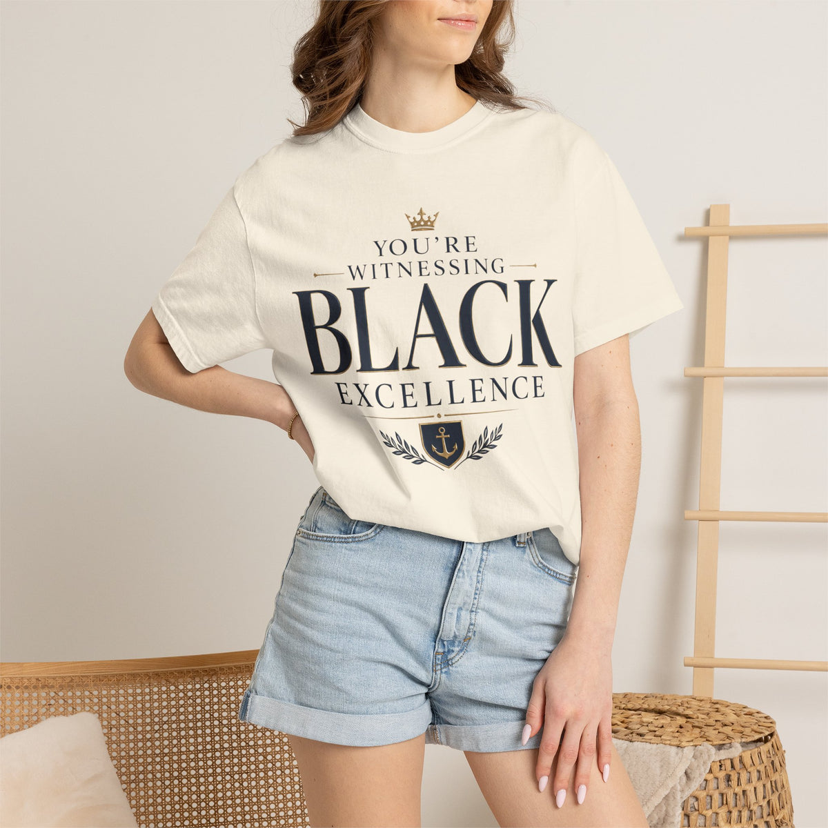 T-Shirt — "You’re Witnessing Black Excellence" Graphic Tee