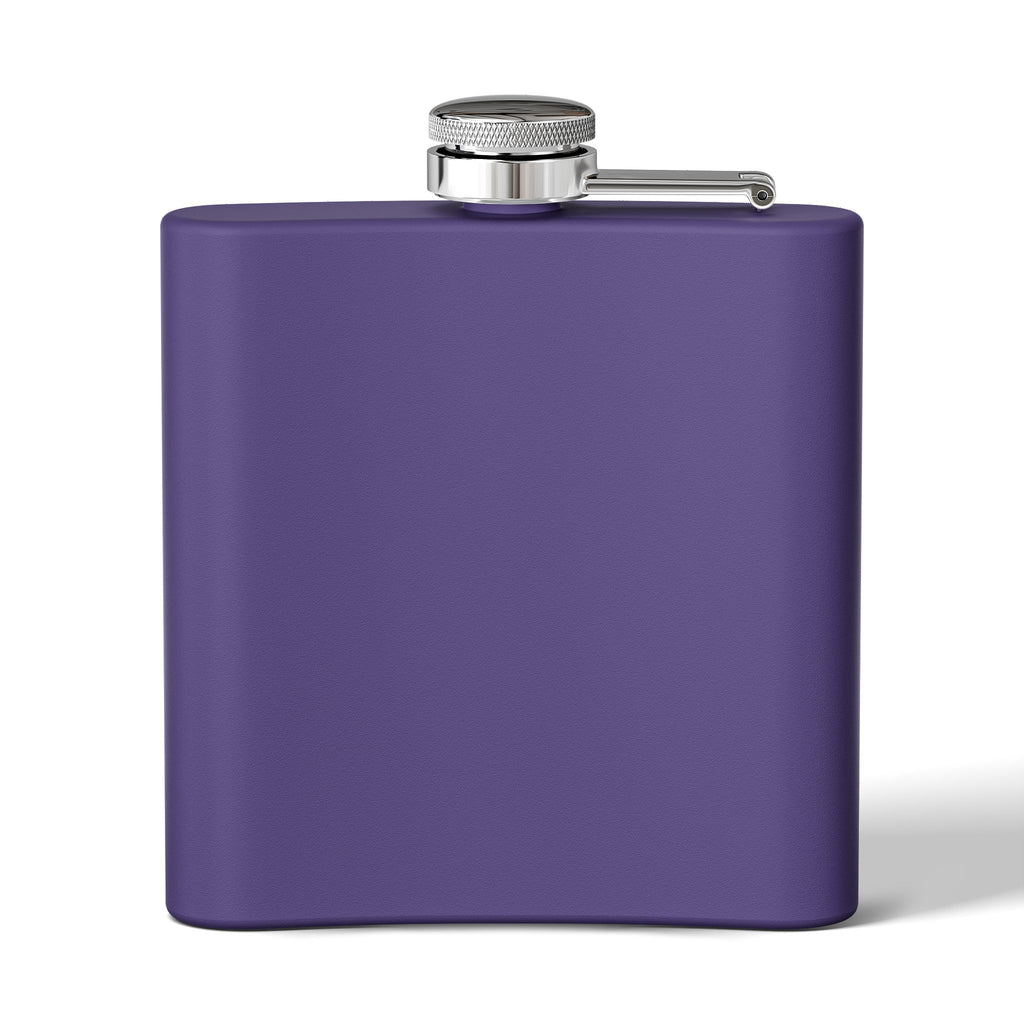 Rainbow 'Unctie' 6oz Stainless Steel Flask — LGBTQ+ Pride Hip Flask Gift