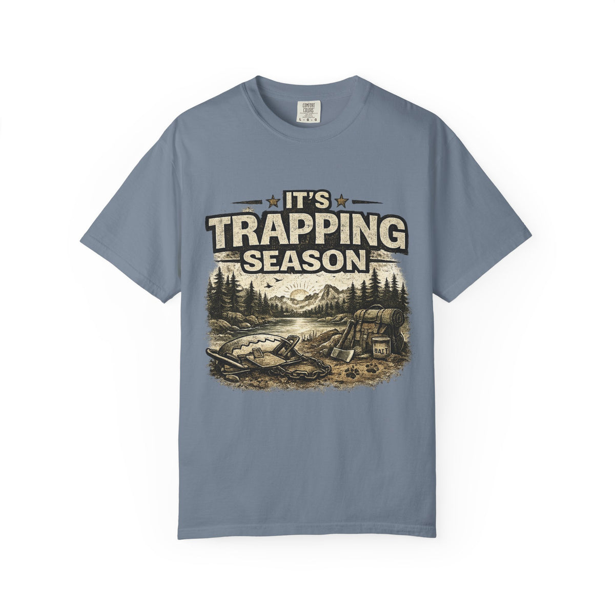 Trapping Season T-Shirt — Retro Wilderness Trapper Graphic Tee