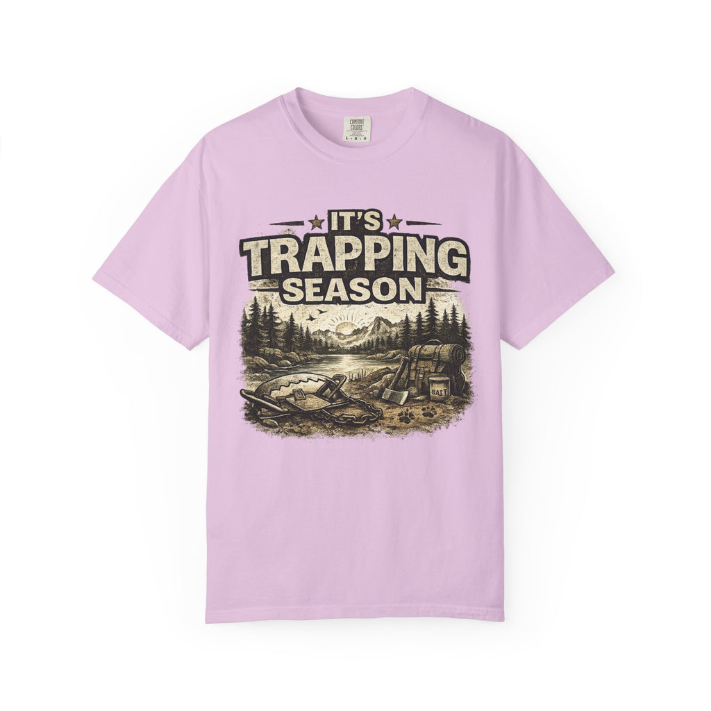 Trapping Season T-Shirt — Vintage Outdoorsman Hunting & Trapping Graphic Tee