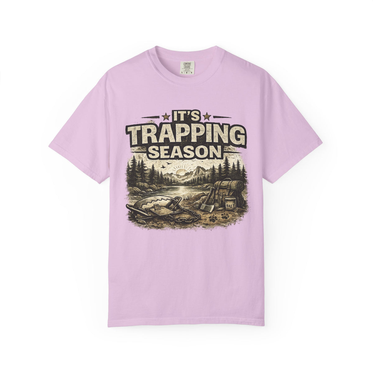 Trapping Season T-Shirt — Vintage Outdoorsman Hunting & Trapping Graphic Tee