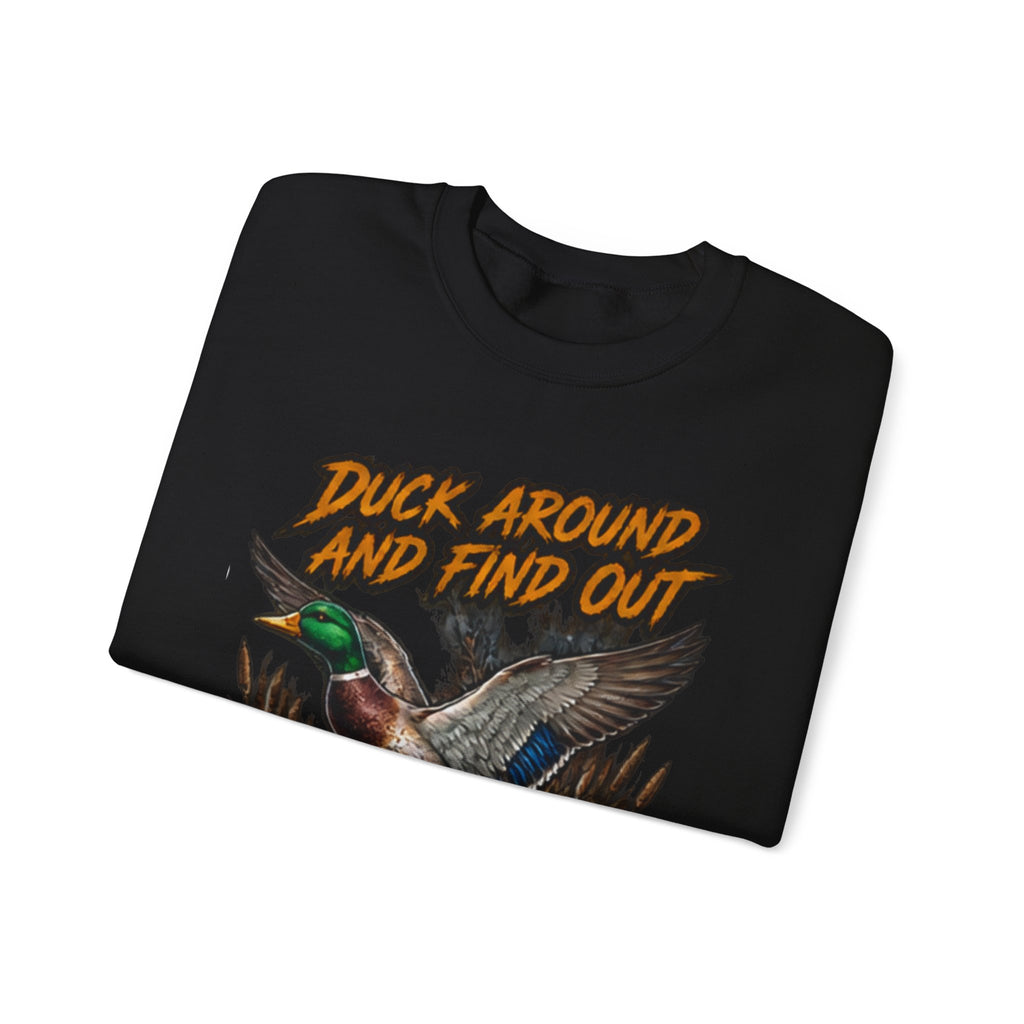 Crewneck Sweatshirt - "Duck Around And Find Out (D.A.F.O.)" Mallard Graphic