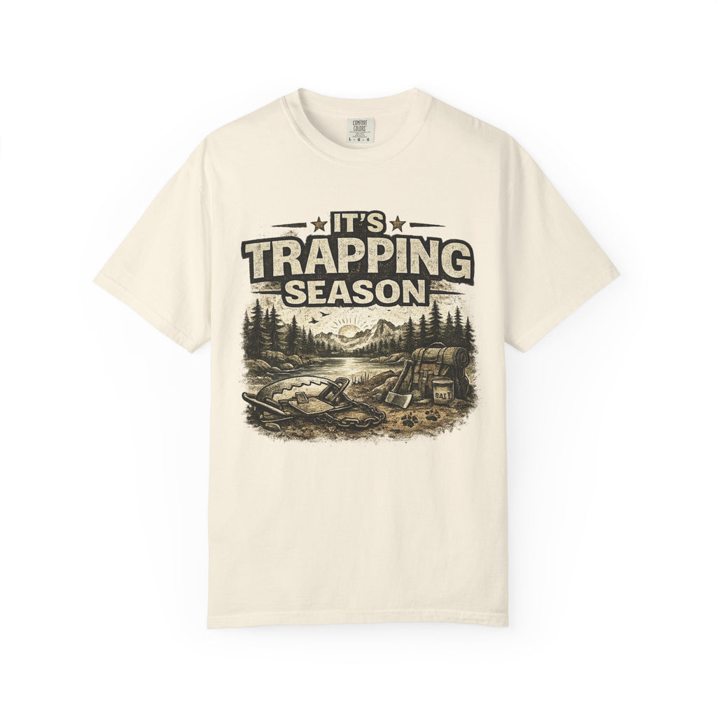 Trapping Season T-Shirt — Vintage Outdoorsman Hunting & Trapping Graphic Tee