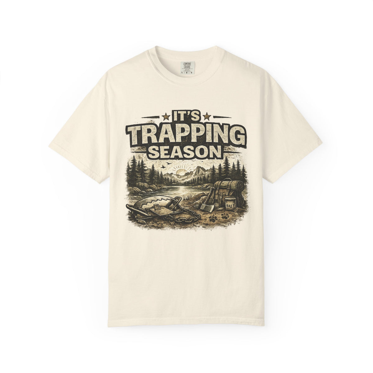 Trapping Season T-Shirt — Vintage Outdoorsman Hunting & Trapping Graphic Tee
