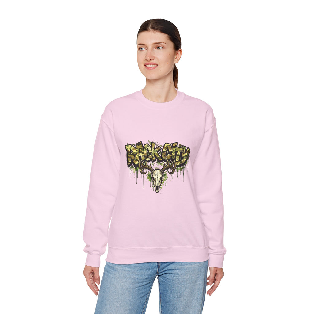 Unisex Heavy Blend "Rack City" Crewneck Sweatshirt