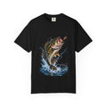 Bass Fishing T-Shirt — Jumping Largemouth Design
