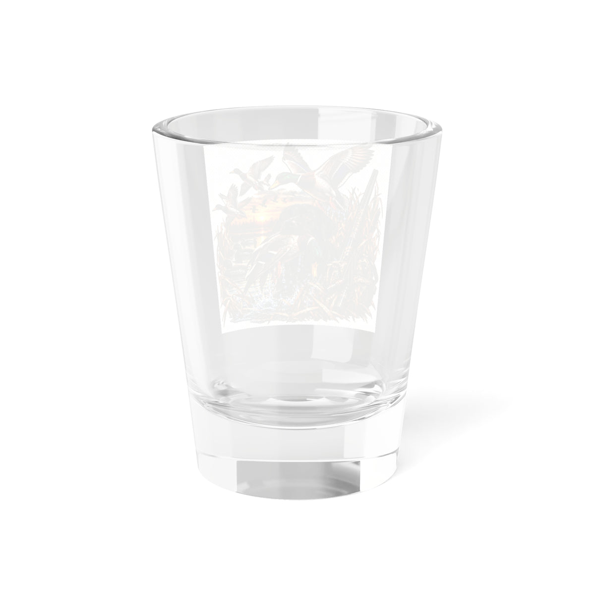 Mallard Duck Hunting Shot Glass — 1.5oz Rustic Waterfowl Design