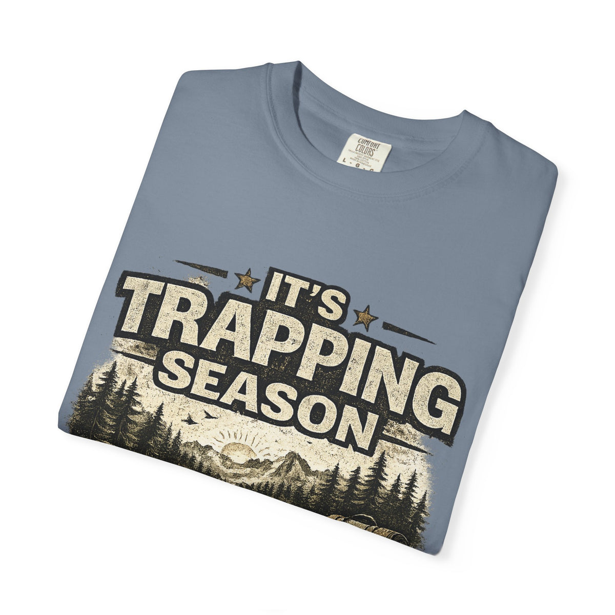 Trapping Season T-Shirt — Retro Wilderness Trapper Graphic Tee