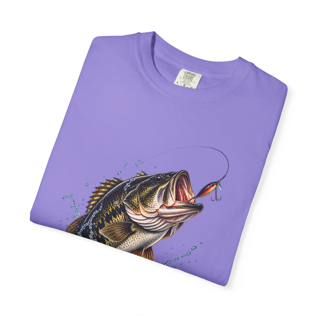Bass Fishing T-Shirt — Jumping Largemouth Design