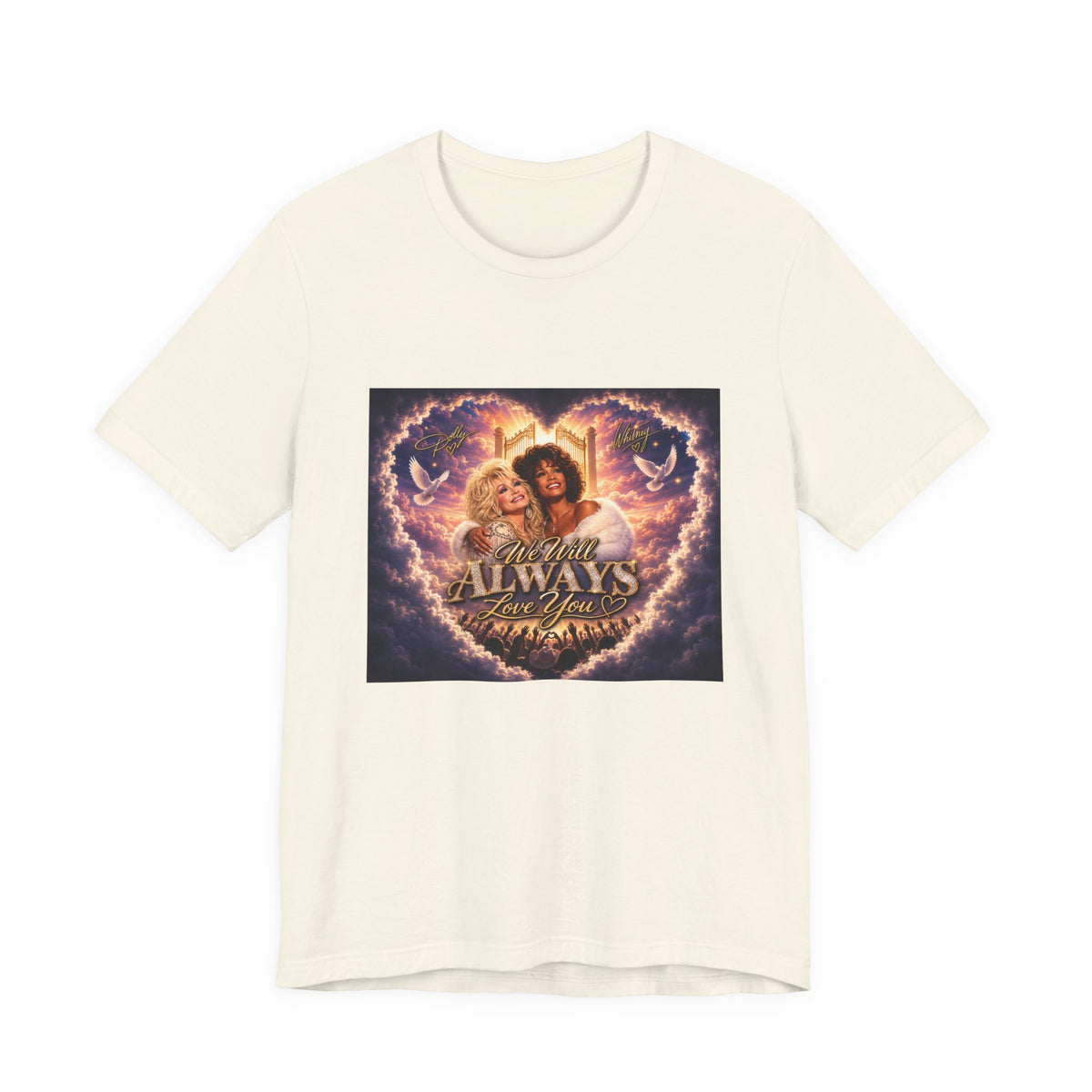 Always By Your Side Heart Portrait Tee