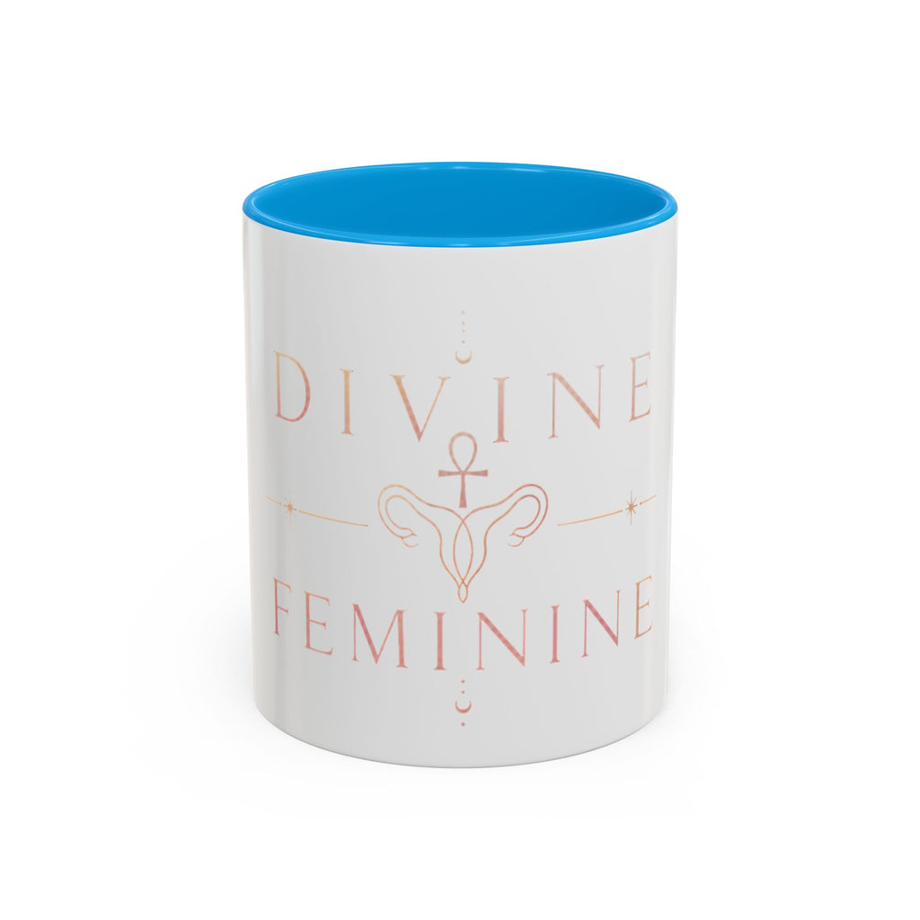 Divine Feminine Coffee Mug – 11oz & 15oz Black Ceramic