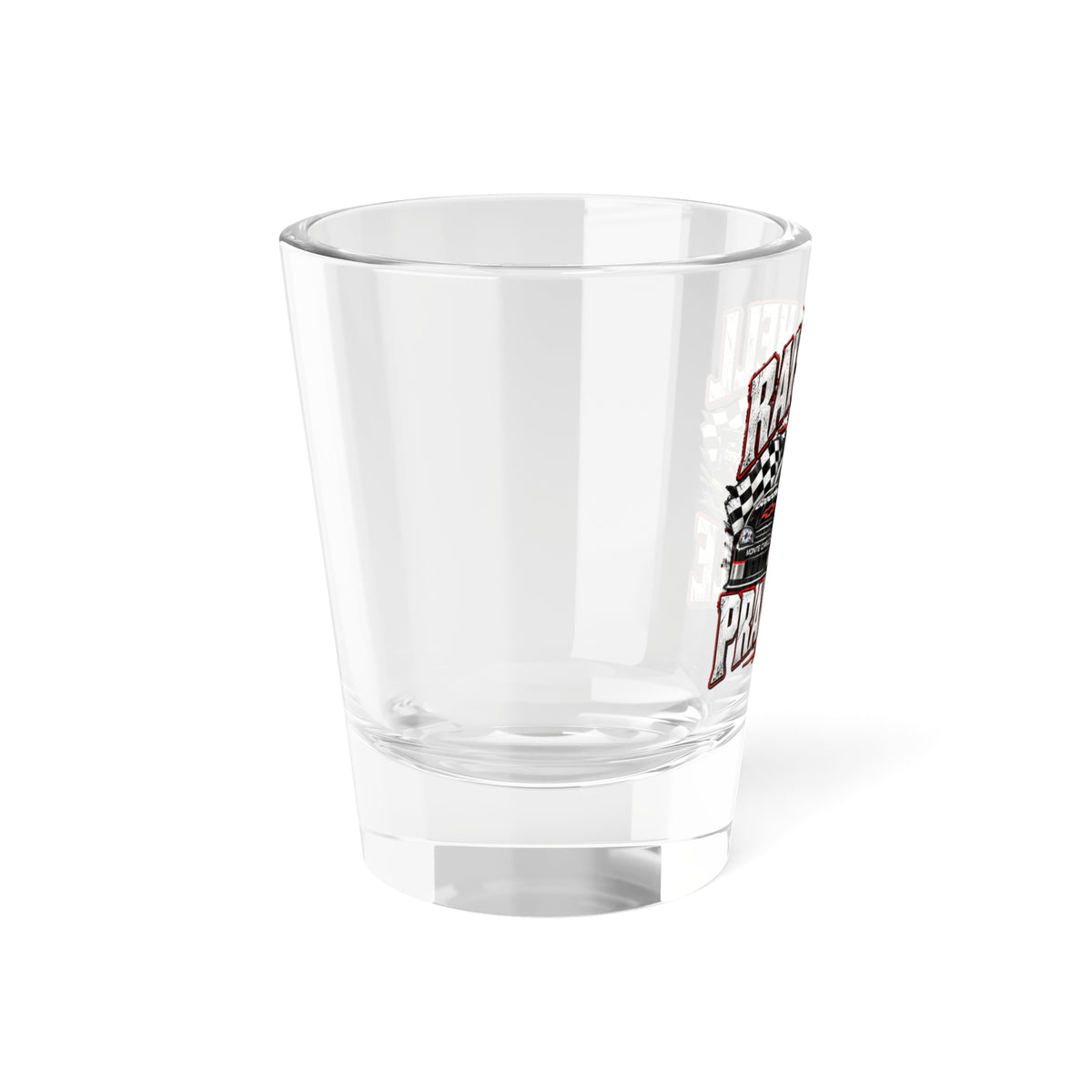 Raise Hell Praise Dale Shot Glass — NASCAR Racing Car 1.5oz Shooter Gift