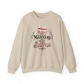 Crewneck Sweatshirt — "No Manners, No Service" Vintage Floral Statement
