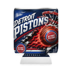 Detroit Pistons Can Cooler Sleeve – Flaming Basketball Koozie