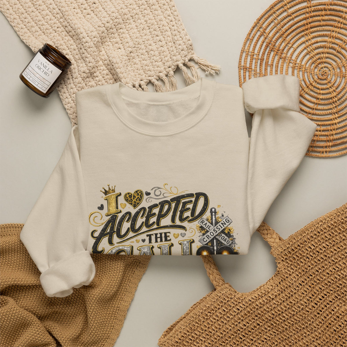 Accepted the Call Crewneck Sweatshirt — Spiritual Faith Graphic Sweatshirt