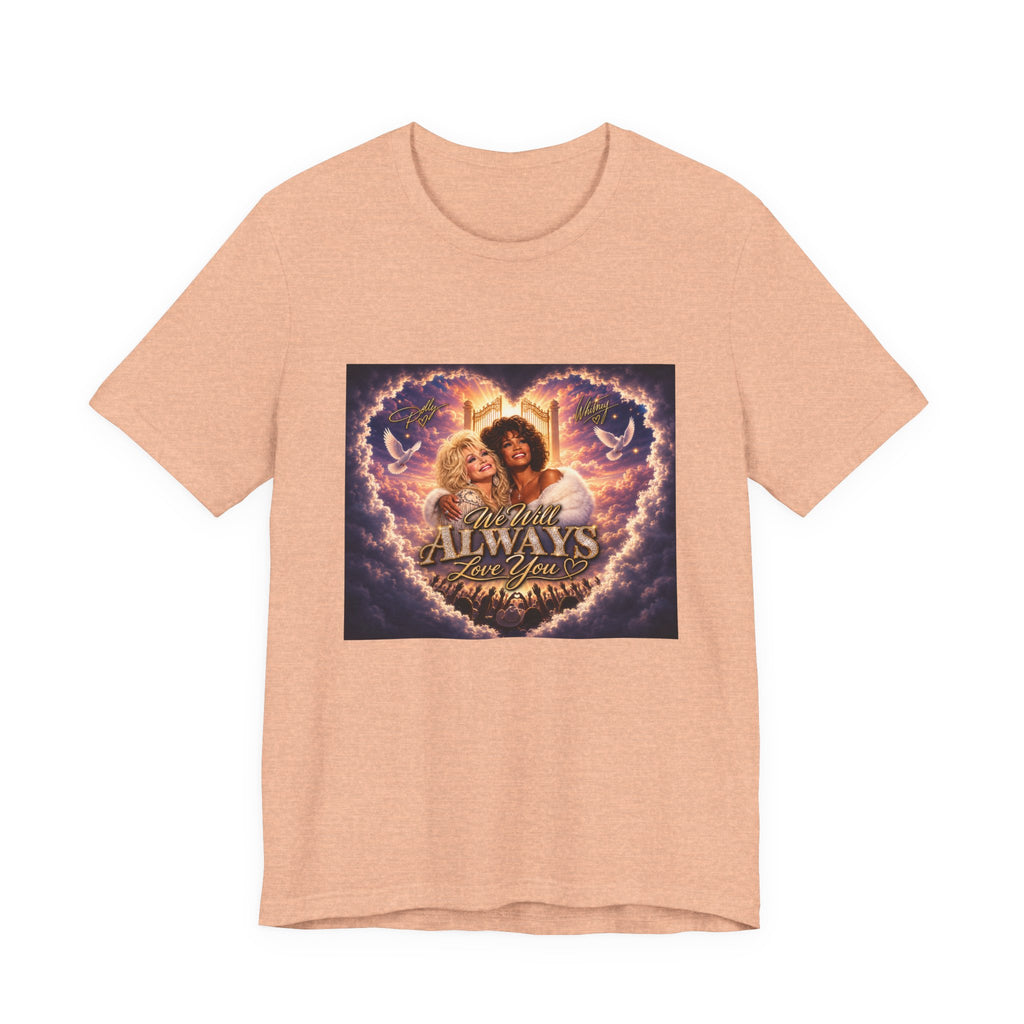 Always By Your Side Heart Portrait Tee