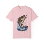 Bass Fishing T-Shirt — Jumping Largemouth Design