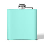 Flask — Polished Decorative 6oz Stainless Steel Hip Flask with Elegant Bow Design