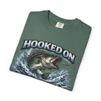 Hooked on Fishing T-Shirt — Mens Fishing Graphic Tee for Anglers