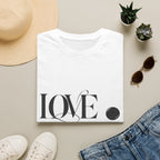 LOVE Dot T-Shirt — Elegant Minimalist Graphic Tee