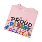 Proud Parent of a Pretty AwMazing Kid T-Shirt — Colorful Autism Pride Tee