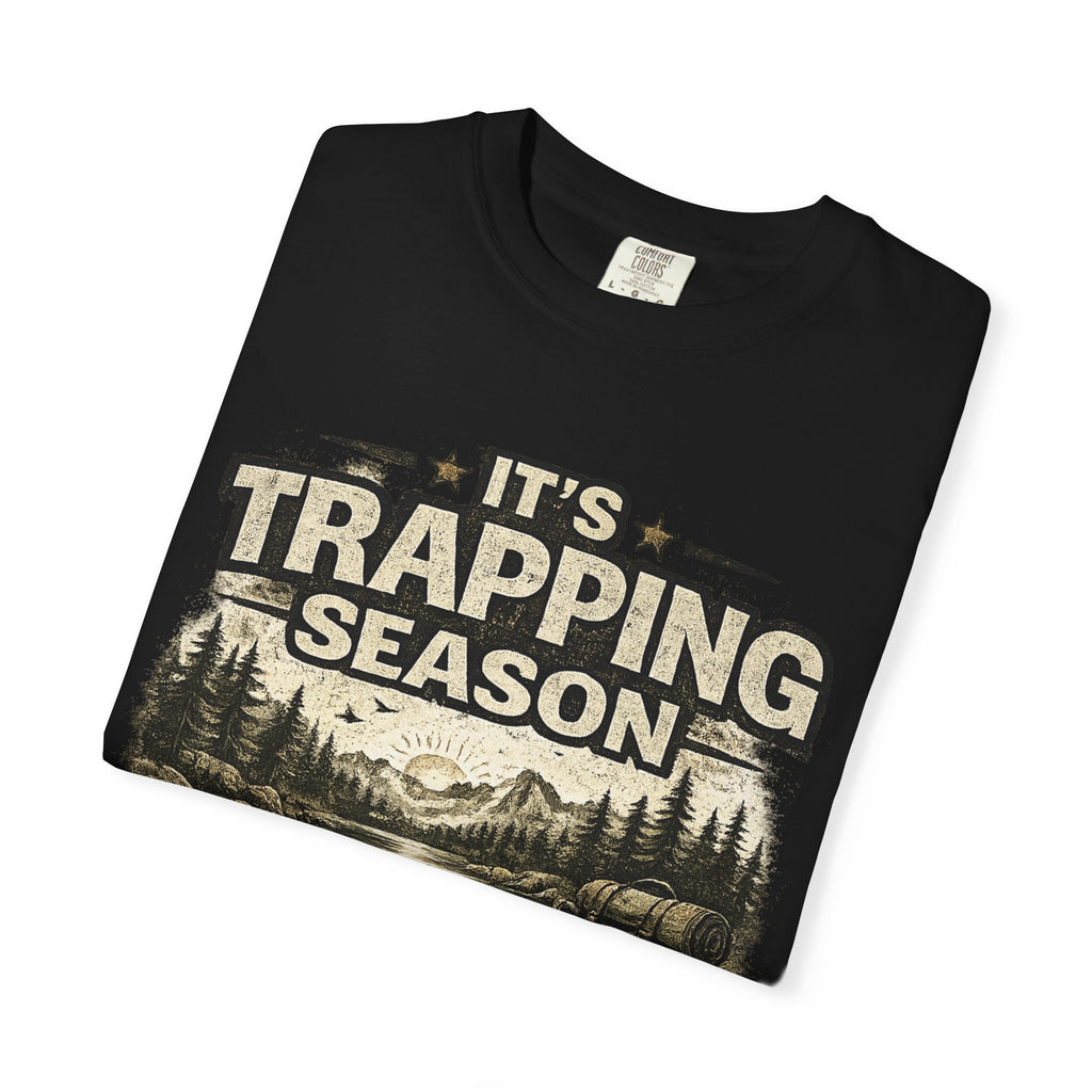 Trapping Season T-Shirt — Vintage Outdoorsman Hunting & Trapping Graphic Tee