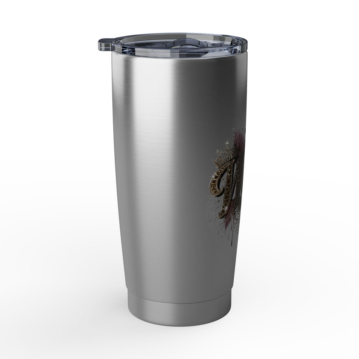Wifey 20oz Stainless Tumbler – Leopard Script Bridal Travel Cup