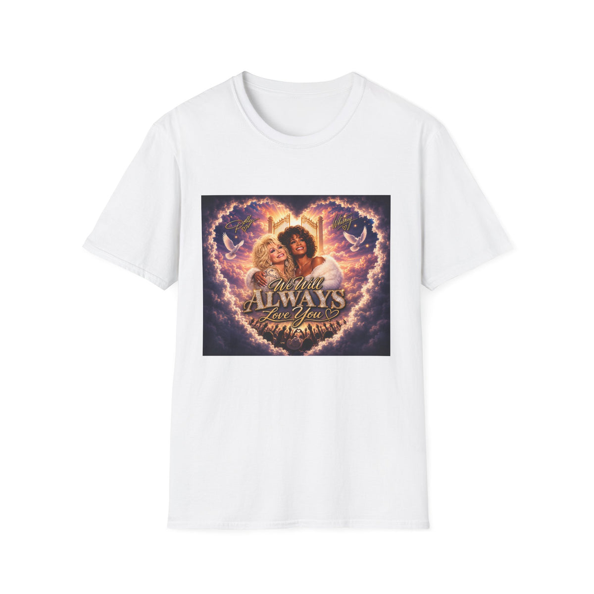 T-Shirt – 'We Will Always Love You' Cher & Dolly Tribute Graphic Tee