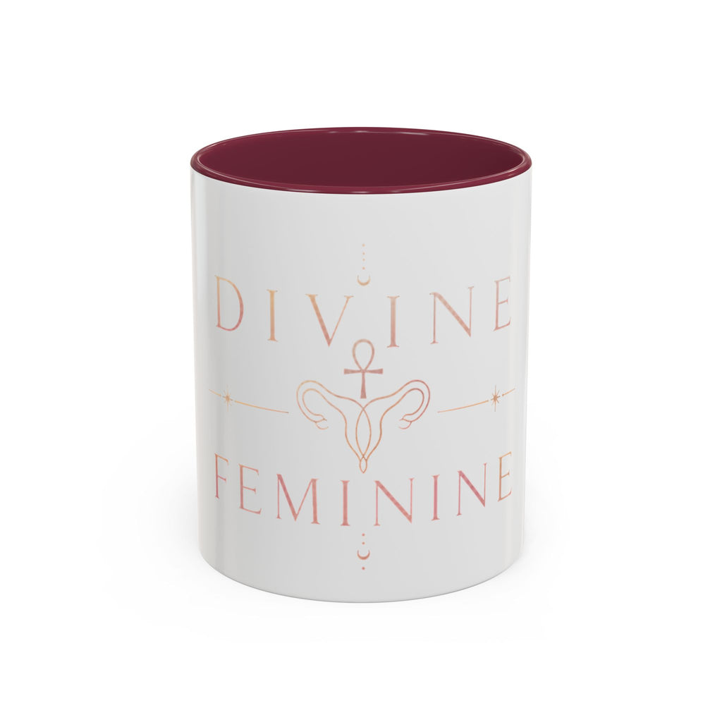 Divine Feminine Coffee Mug – 11oz & 15oz Black Ceramic