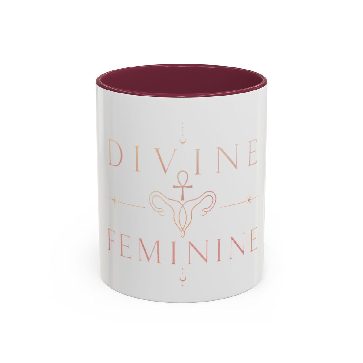 Divine Feminine Coffee Mug – 11oz & 15oz Black Ceramic