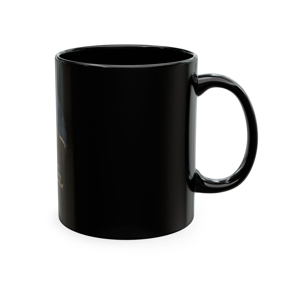 Jerry Seinfeld Comedy Quote Mug – “Is it me or does working for a living seem counterproductive?” – Black Ceramic Coffee Cup