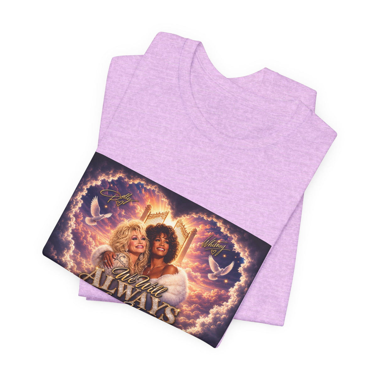 Always By Your Side Heart Portrait Tee