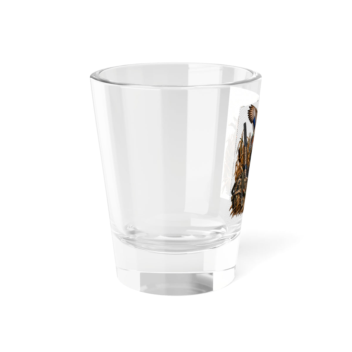 Mallard Duck Hunting Shot Glass — 1.5oz Rustic Waterfowl Design