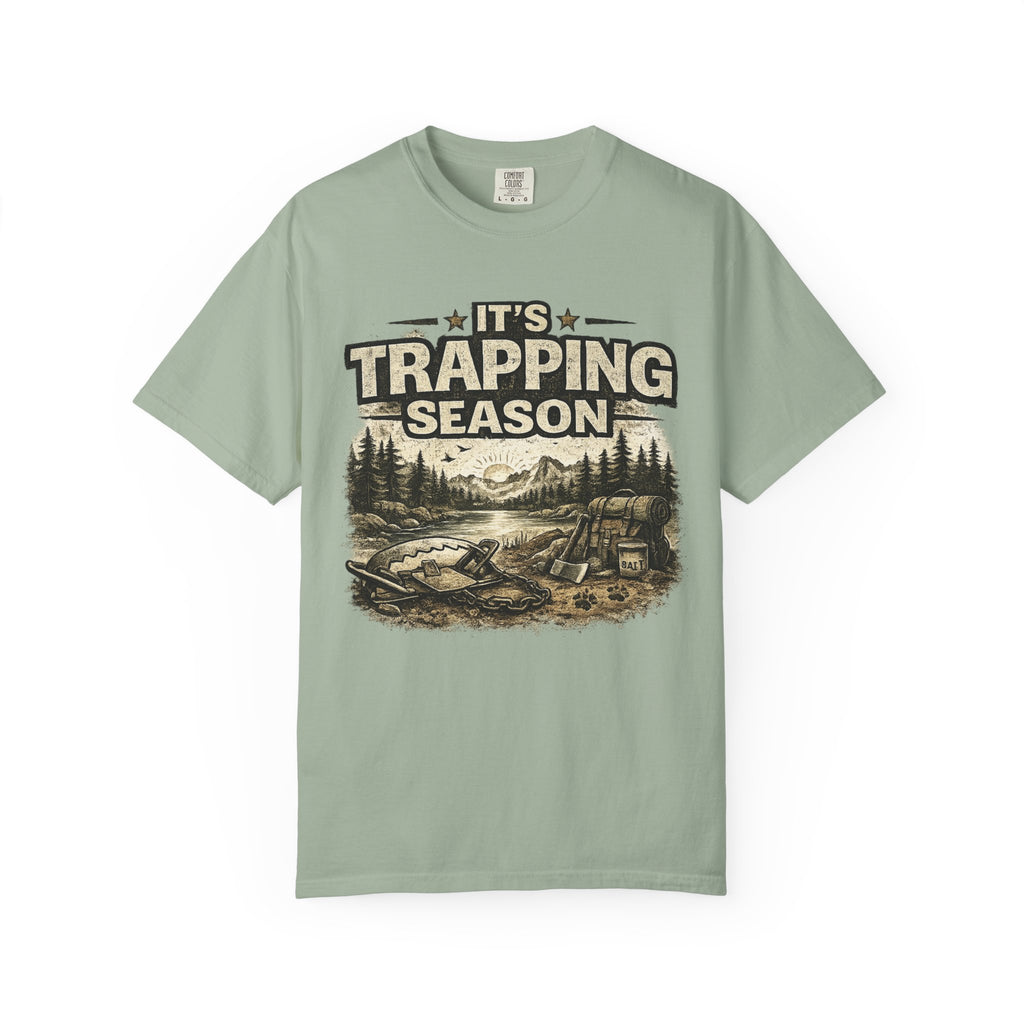 Trapping Season T-Shirt — Vintage Outdoorsman Hunting & Trapping Graphic Tee