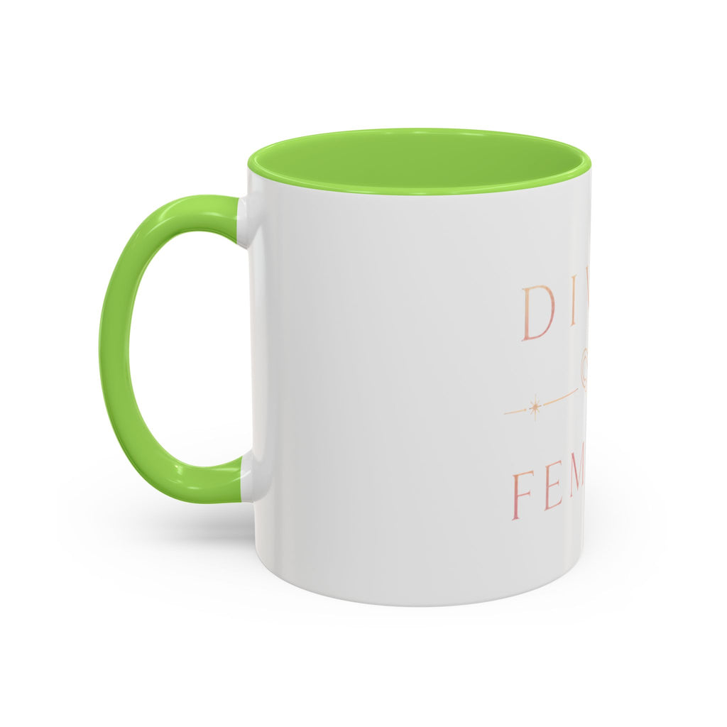 Divine Feminine Coffee Mug – 11oz & 15oz Black Ceramic