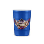 Sugar Skull Recyclable Steel Cup — Day of the Dead Party Cup
