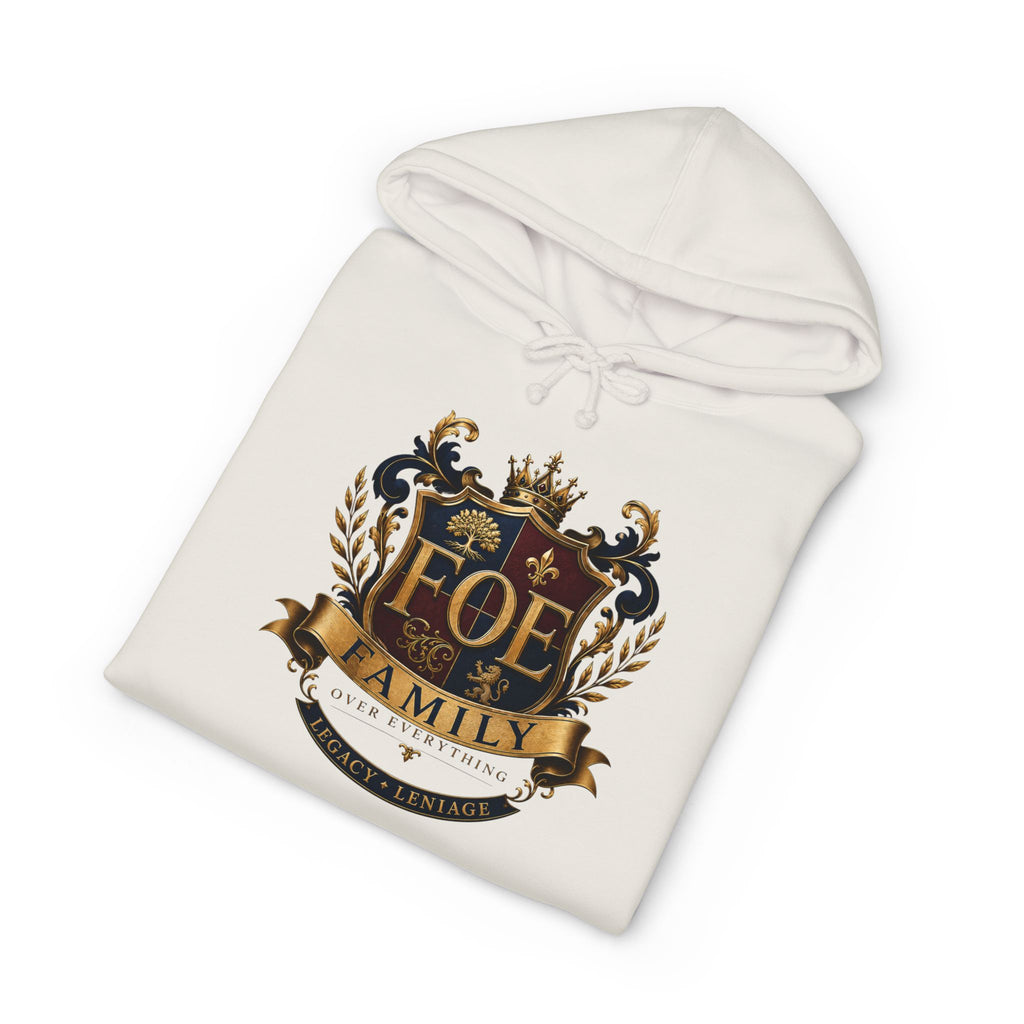 FOE Family Crest Hoodie – Vintage Heraldic Coat of Arms Pullover
