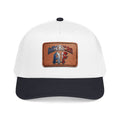 American AF Leather Patch Baseball Cap - Vintage USA Patriotic Hat