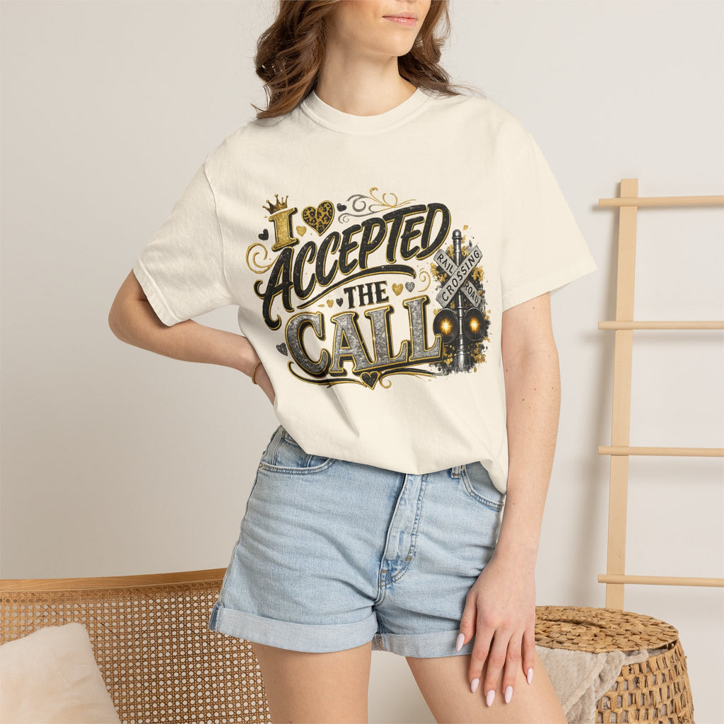 I Accepted The Call T-Shirt — Inspirational Christian Faith Graphic Tee